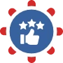 Commitment to Customer Satisfaction  Icon